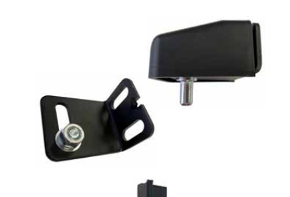 Two Rear Hinges for Contemporary Double Swing Gates