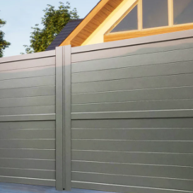 The Oxford - Contemporary Aluminium Double Swing Gate