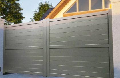 The Oxford - Contemporary Aluminium Double Swing Gate