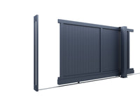 Residential tracked sliding gates
