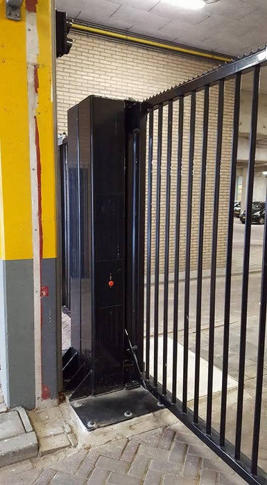 Pre-wired control tower for bi-fold speed gate automation system