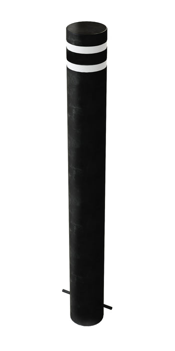 Brasidas 168 Static Bollard Double Groove Powder Coated