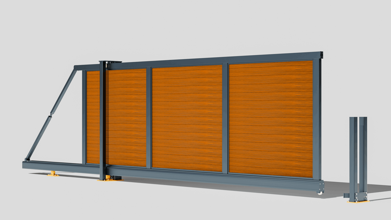 The Oxford - Manual Cantilever Sliding Gate & Installation